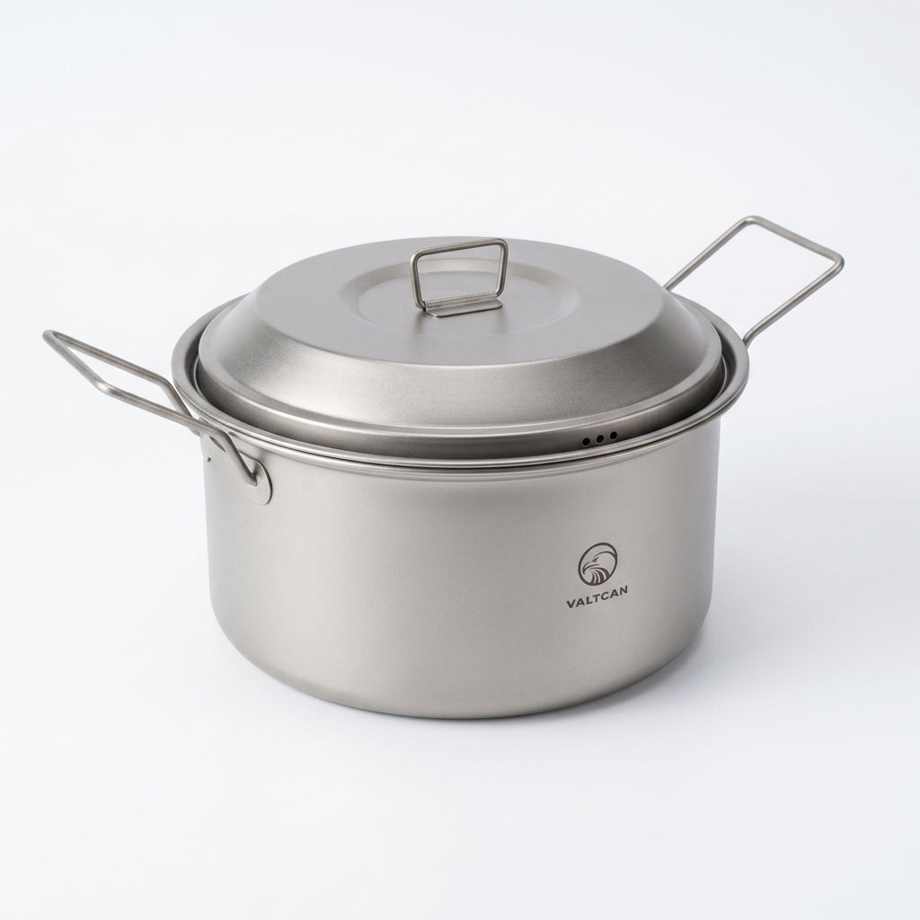 Titanium Steamer Pot Steam Without Coatings Ā· 2.8L Ā· Feeds 2ā4 Ā· 511g