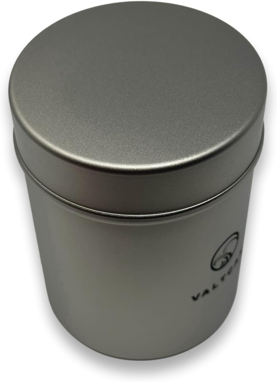 Valtcan Titanium Toothpick Holder Canister for Sugar Salt Toothpicks Storage Stackable Case Press Fit Lid Heatable on Open Flames 58g