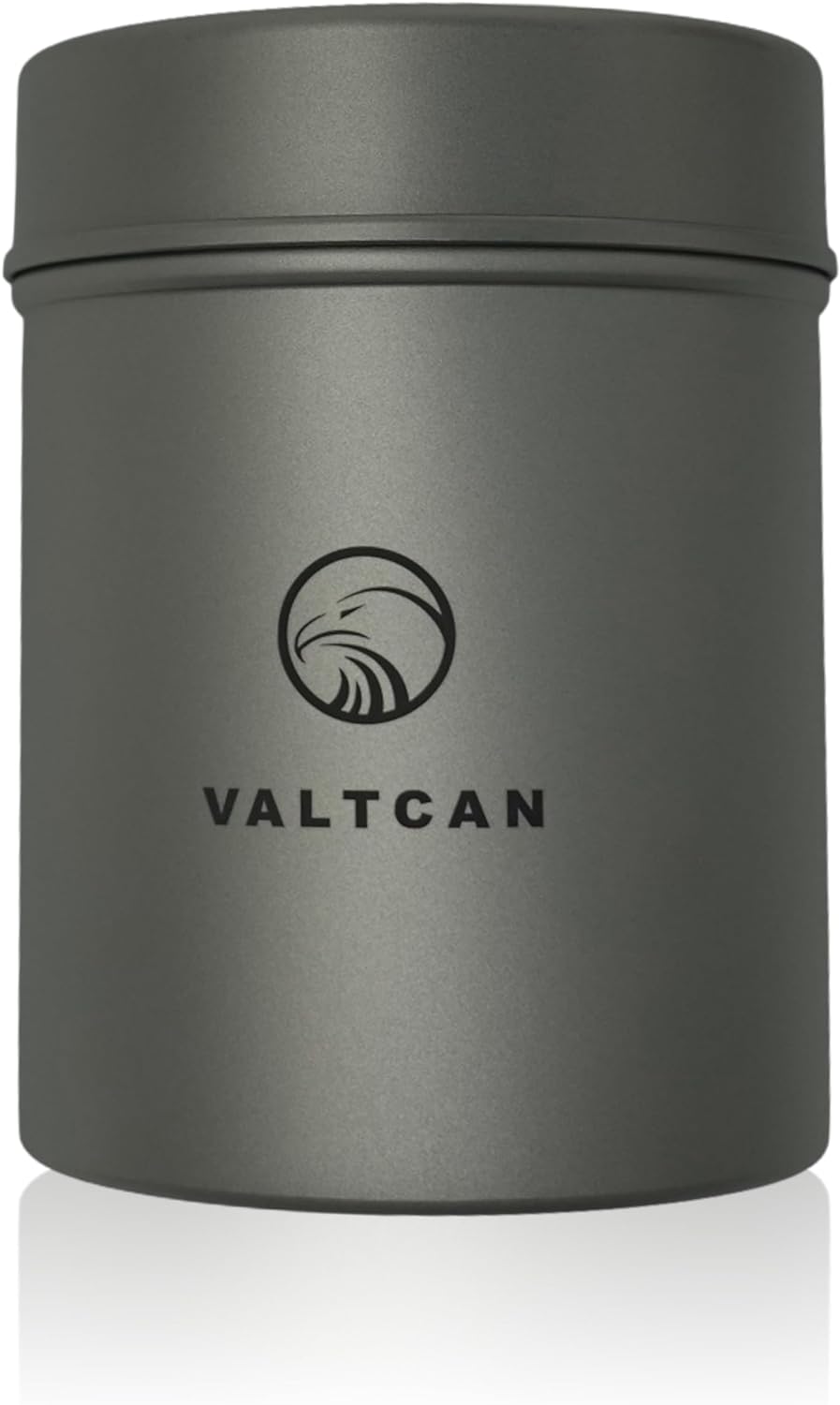 Valtcan Titanium Toothpick Holder Canister for Sugar Salt Toothpicks Storage Stackable Case Press Fit Lid Heatable on Open Flames 58g