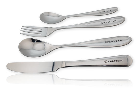 Valtcan Titanium Fork Spoon Knife Teaspoon Kitchen Flatware 105g No Logo