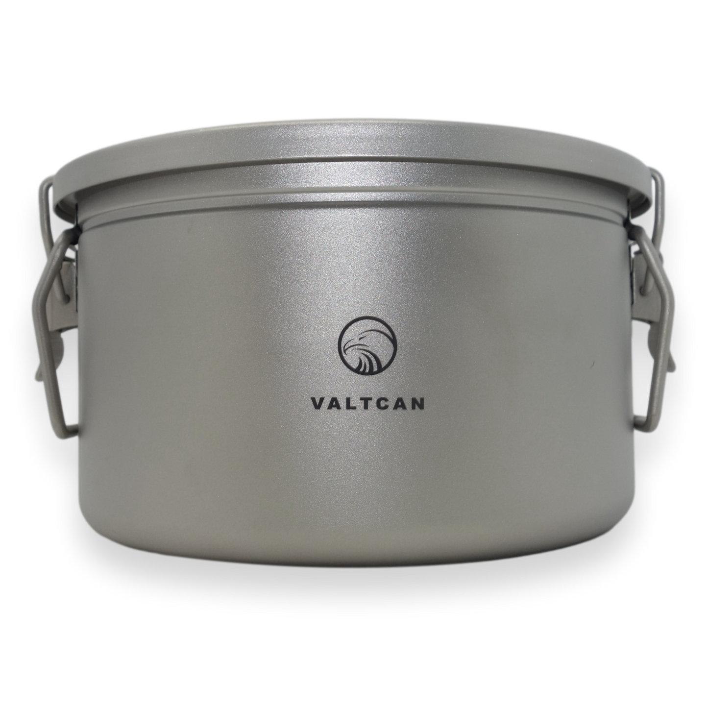 Valtcan 2000ml Titanium Rice Cooker Backpacking Bento Lunch Box with locking Lid 589g