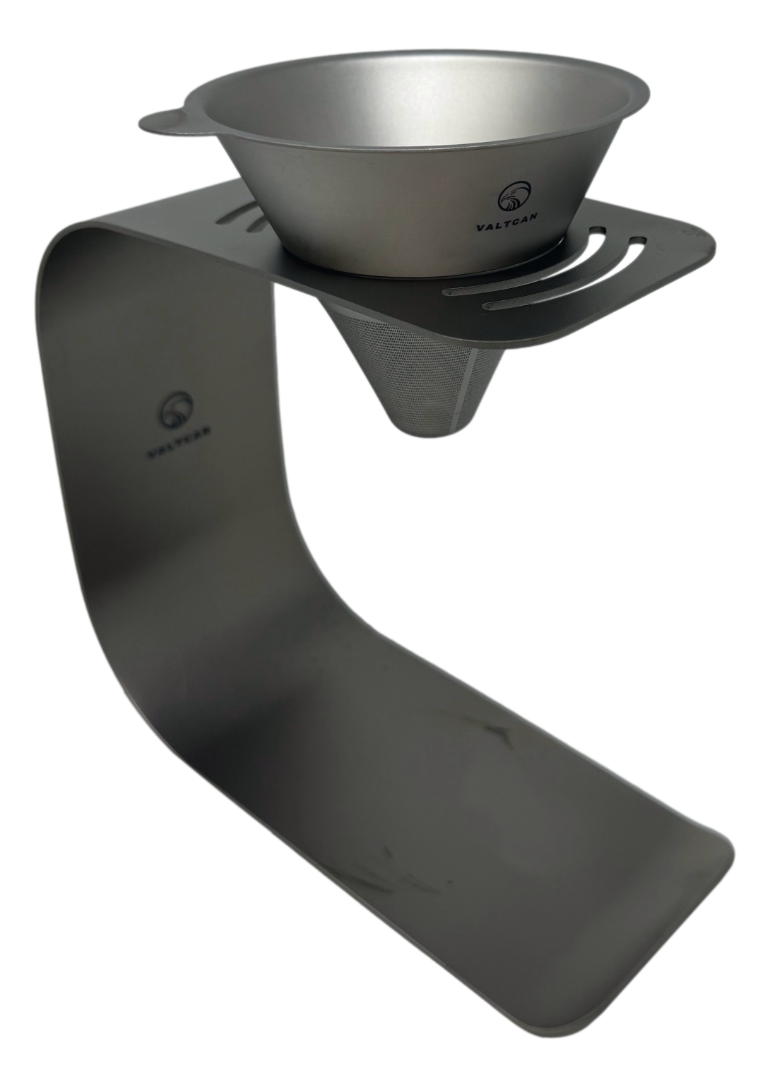Valtcan Titanium Coffee Pour Over Kit Stand Set Filter Pot