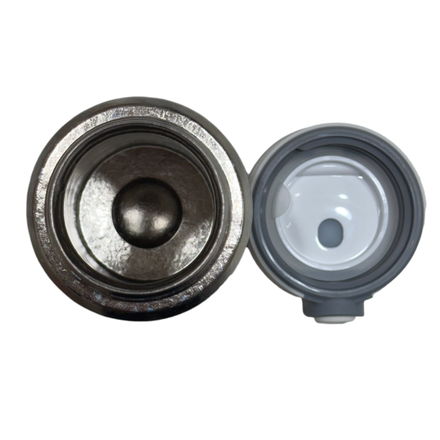 Valtcan Titanium 12oz Double Wall Water Bottle Thermos, Keeps Drinks Shakes Lattes Teas Hot and Cold, 380ml Hand Grip, Pop Lock Cap