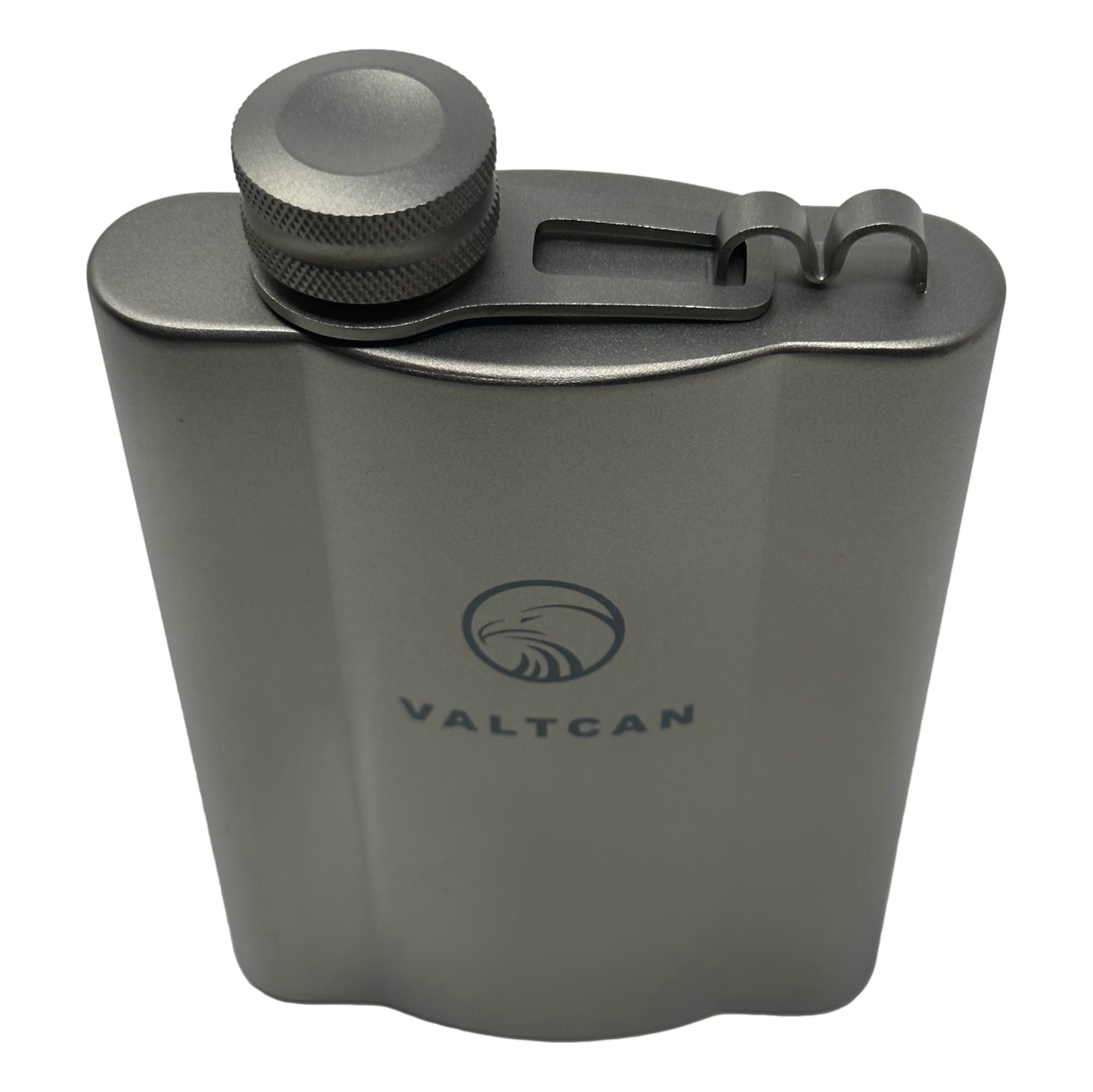 Valtcan Titanium Flask "Double Up" Ti Funnel 180ml 6 oz Capacity 144g