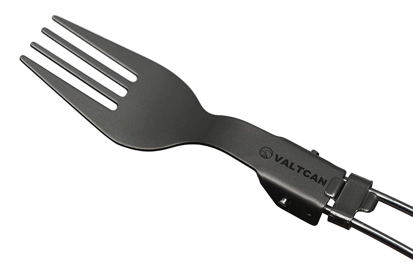 Valtcan Titanium EDC Folding Cutlery 3 Piece Utensil Set