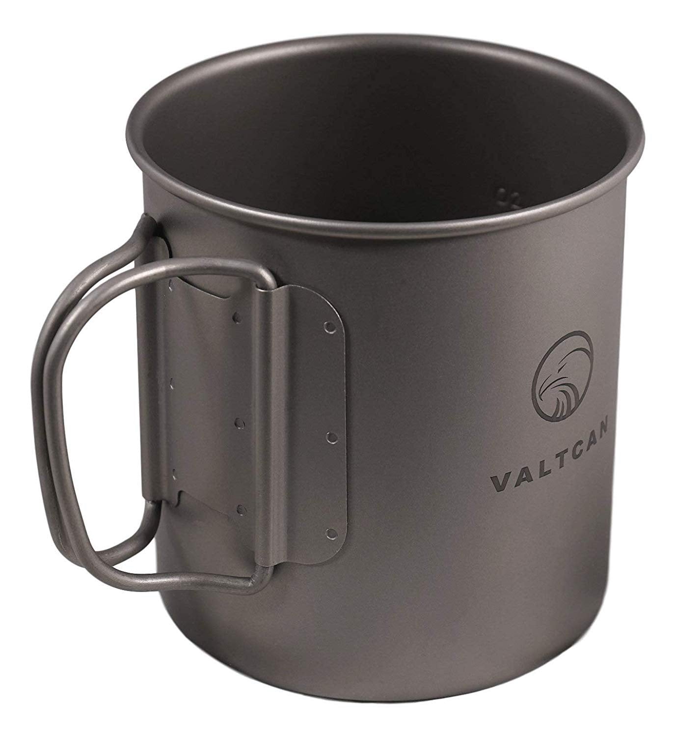 VALTCAN Titanium Camping Cup with Lid 450ml 15.2oz 81g
