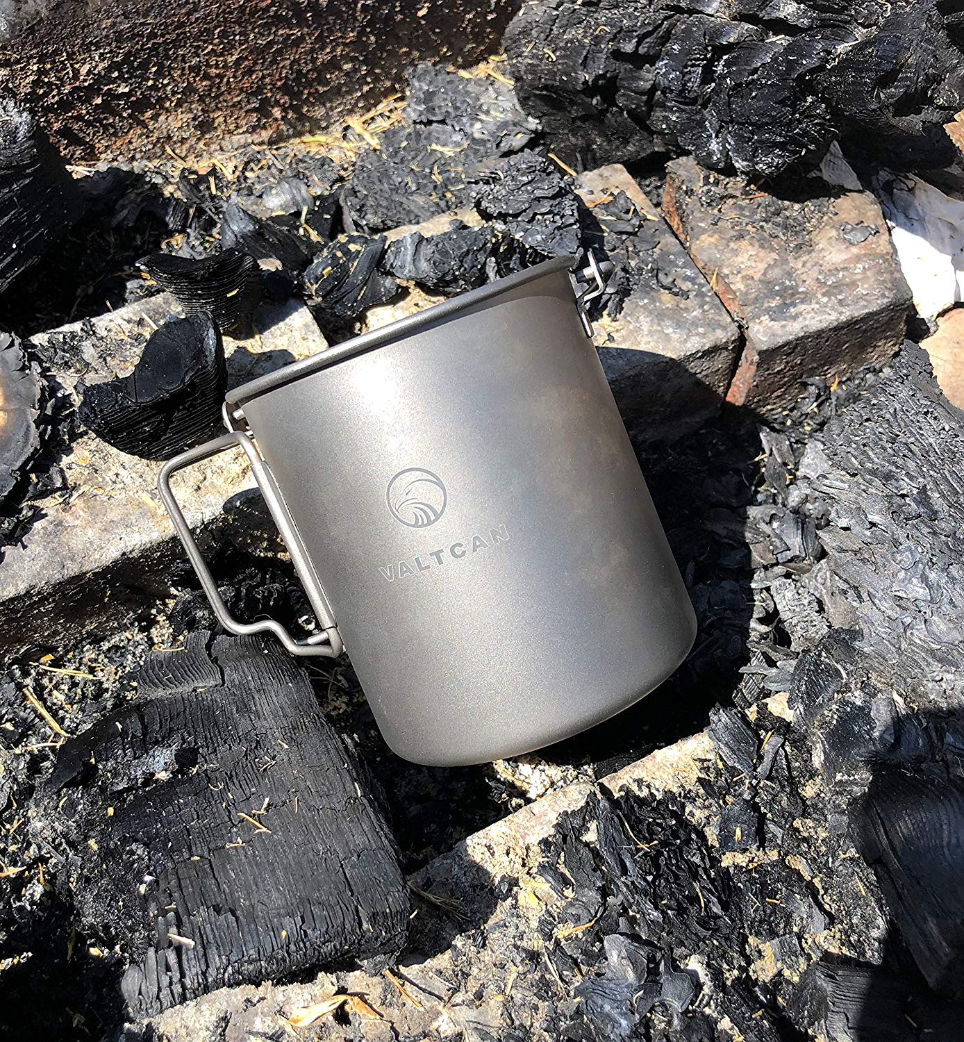 Valtcan Titanium 750ml Camping Pot with Handles 128g