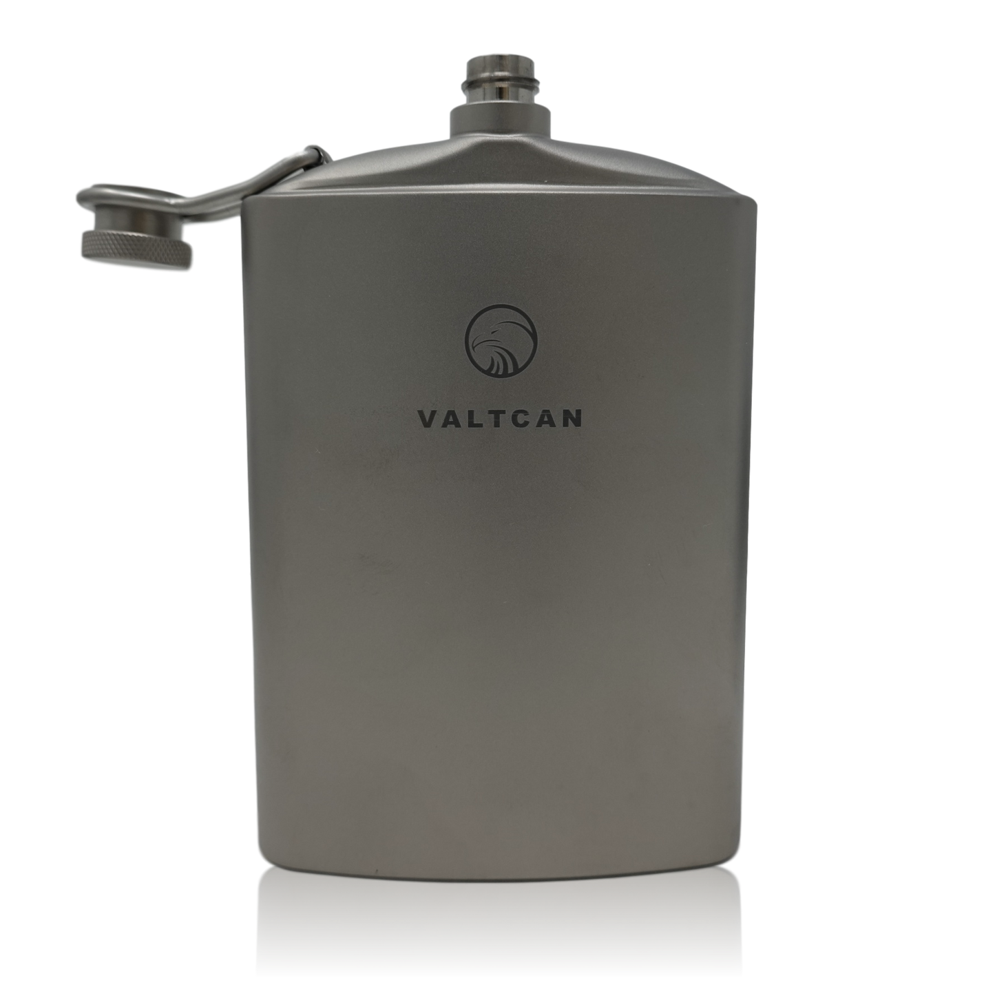 Valtcan Titanium Hip Flask Canteen 260ml 8.8 oz Capacity Ultralight 144g