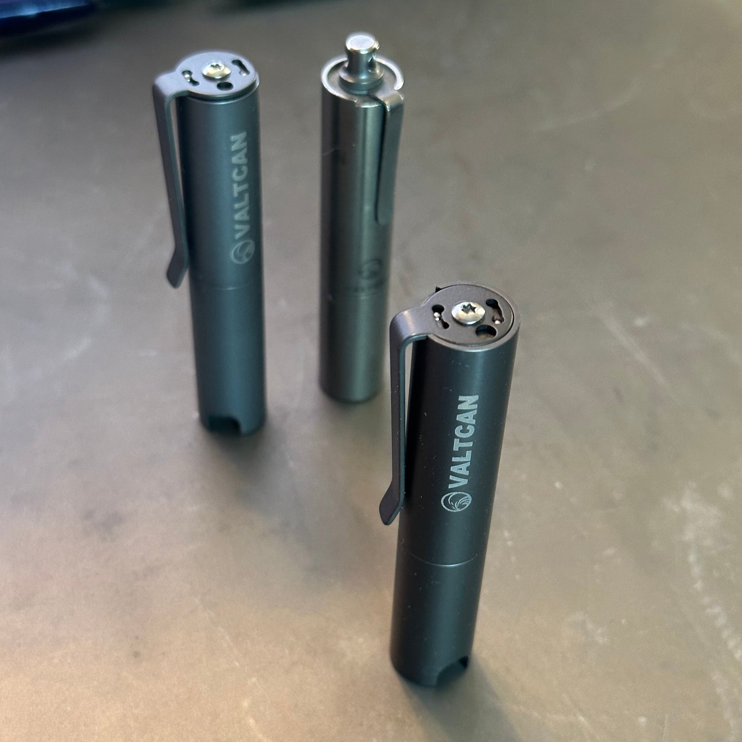 Valtcan Toothpick Holder Titanium Dispenser V3.1 Pill Canister Keychain Pocket Design 35g