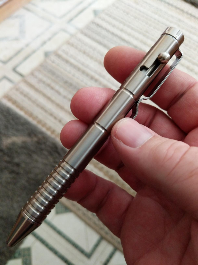 Valtcan Titanium Pen Gear Design for EDC