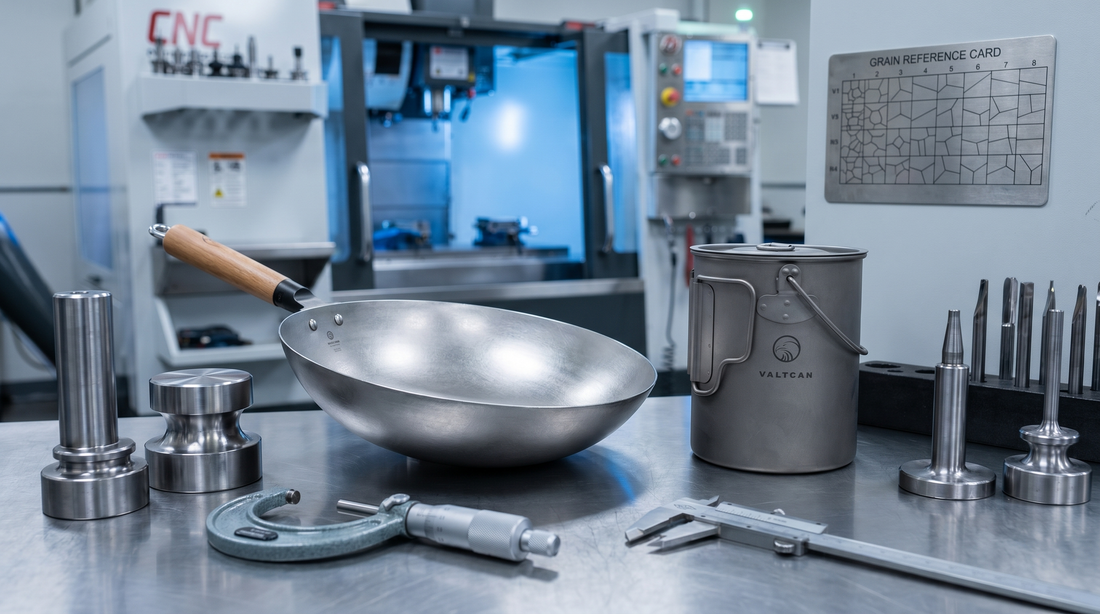 How Titanium Cookware Is Actually Made: Forming, Heat Treatment, and Why It Matters