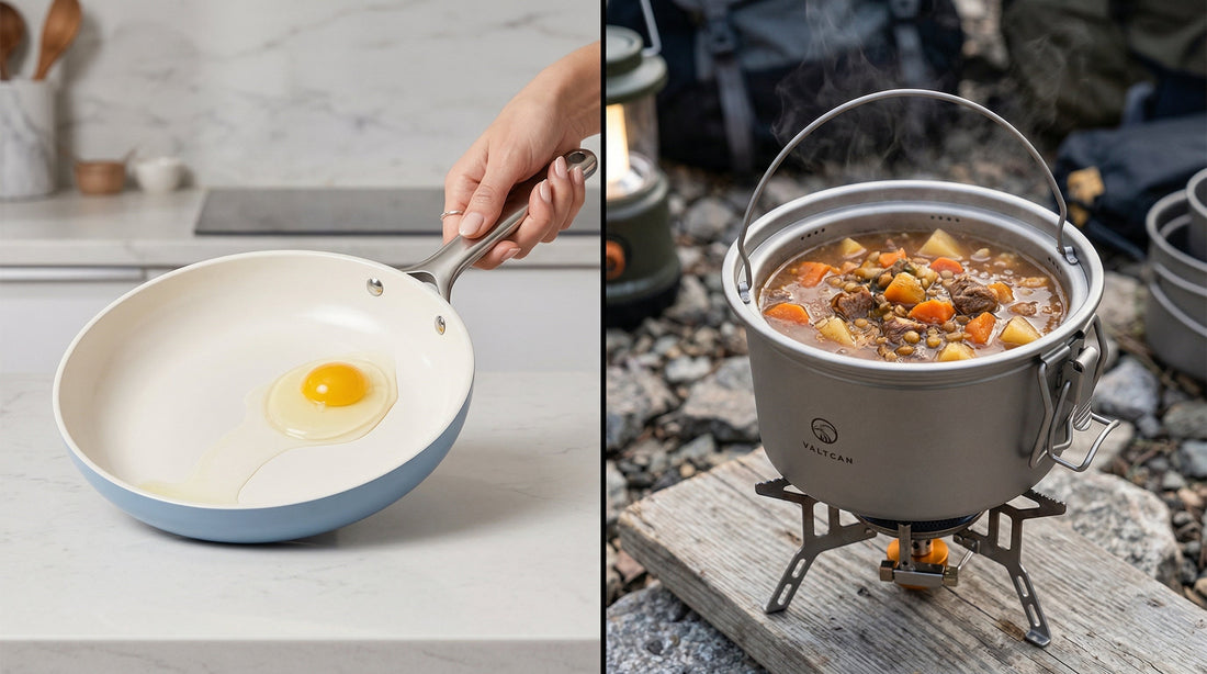 Titanium vs Ceramic Cookware: The Complete Safety and Performance Comparison