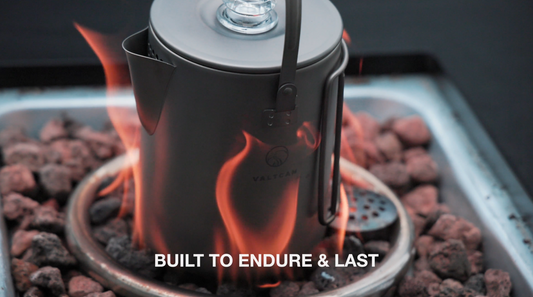 Better Materials Make Better Coffee: The Valtcan Titanium Percolator Pot