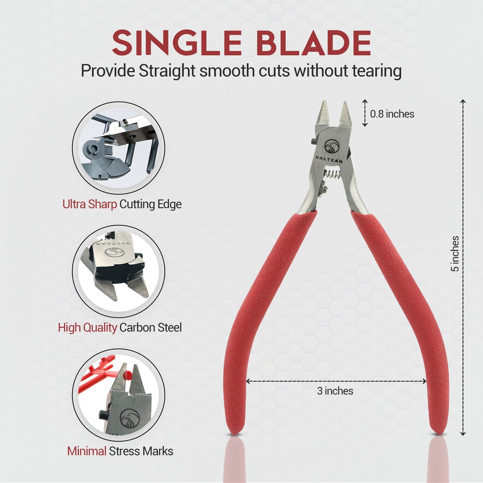 Valtcan One Pull Pro Model Kit Nippers Sprue Cutter Single Sided Cutte