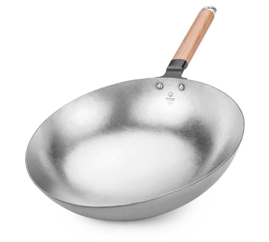 Valtcan titanium wok and kitchen cookware