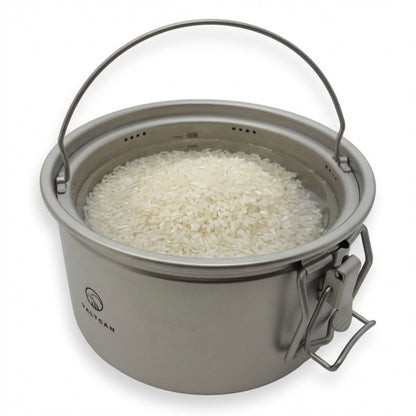 Titanium Rice Cooker 2000ml Perfect Rice Over Any Flame · 605g · Feeds 2-4