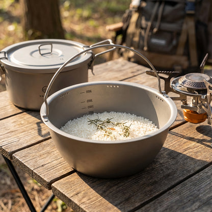 Titanium Rice Cooker 2000ml Perfect Rice Over Any Flame · 605g · Feeds 2-4