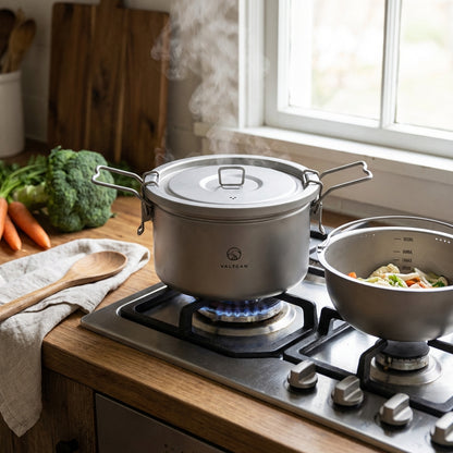 Titanium Rice Cooker 2000ml Perfect Rice Over Any Flame · 605g · Feeds 2-4