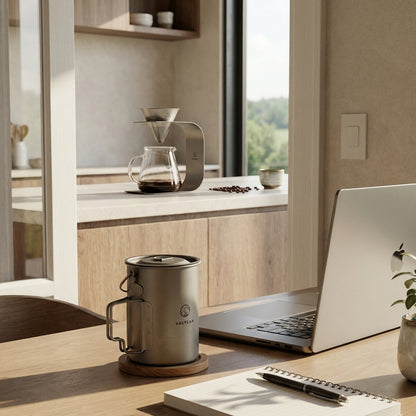 Valtcan 900ml Titanium Pot Boil, Cook & Drink From One Pot · 134g · Nests Your Bottle