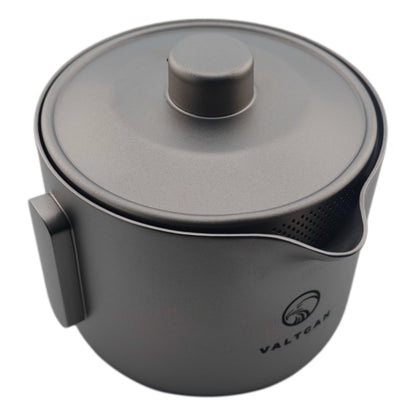 Valtcan Titan Gaiwan Doppelwandige Teekanne Einzelportion Brühtee Puerblätter 98g