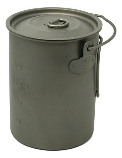 Valtcan 900ml Titanium Pot Boil, Cook & Drink From One Pot · 134g · Nests Your Bottle