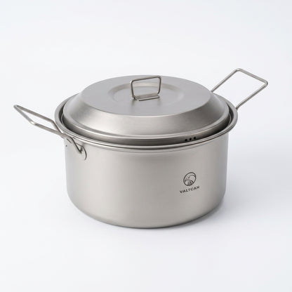Titanium Steamer Pot Steam Without Coatings · 2.8L · Feeds 2–4 · 511g