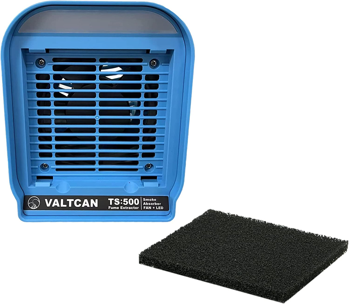 Valtcan TS:500 Fume Extractor Soldering Fan Smoke Absorber with Overhead LED Light Lamp