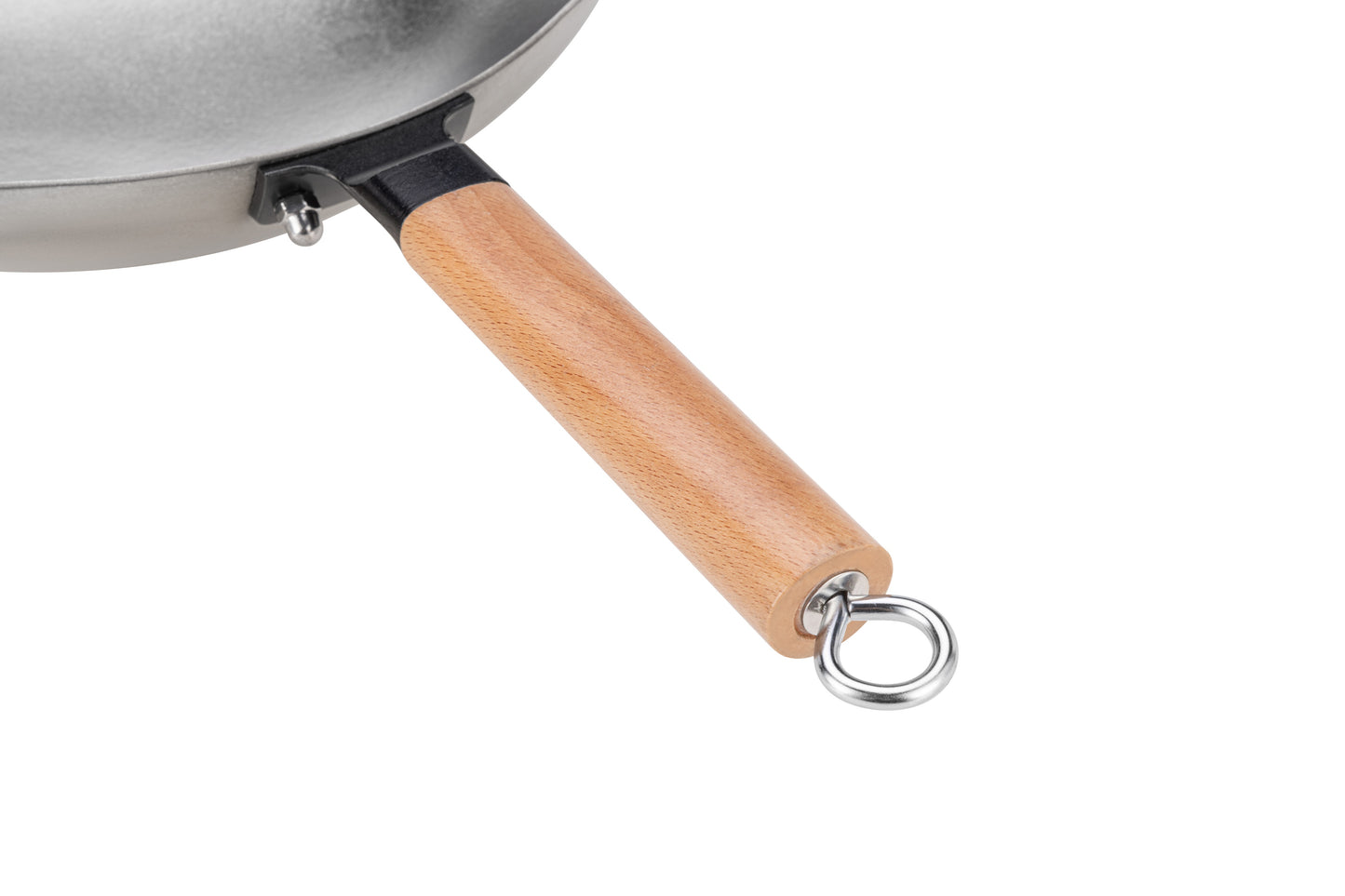 Valtcan T35 Titanium Wok 14” 2.5 mm Thick Grade 1 No Coating, Heat-Treated Smooth Cooking Surface Ultra-Light Lifetime Performance for Home & Professional Chefs 1.37Kg