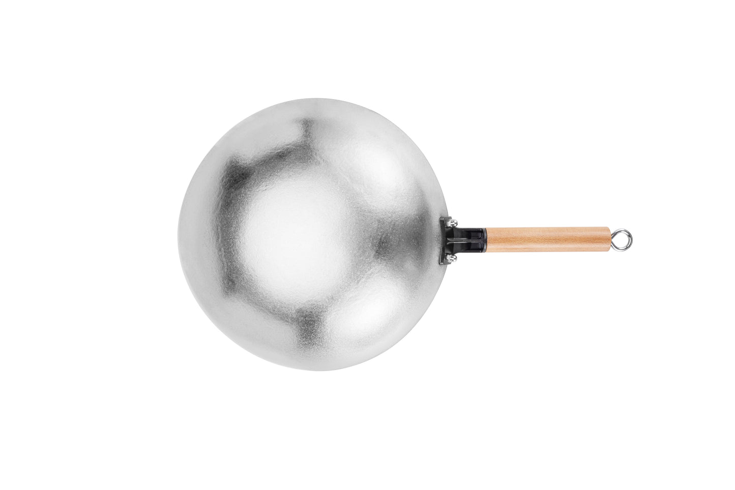 Valtcan T35 Titanium Wok 14” 2.5 mm Thick Grade 1 No Coating, Heat-Treated Smooth Cooking Surface Ultra-Light Lifetime Performance for Home & Professional Chefs 1.37Kg