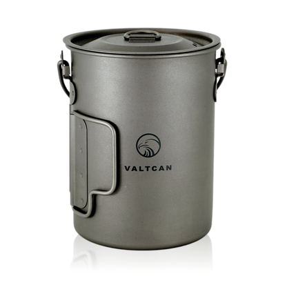 Valtcan 900ml Titanium Pot Boil, Cook & Drink From One Pot · 134g · Nests Your Bottle