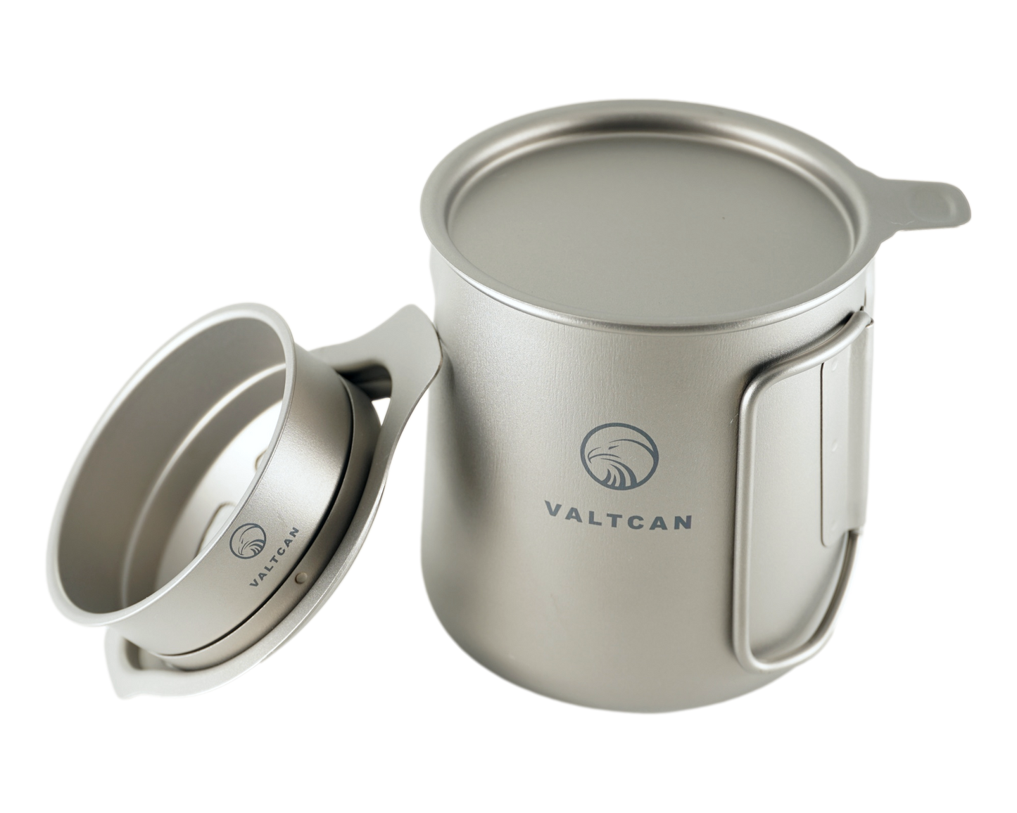 Valtcan 600ml Titanium Coffee Cup Mug Pot with Drip Pour Over Mesh Brewing System Makes Tea 20 oz 138g