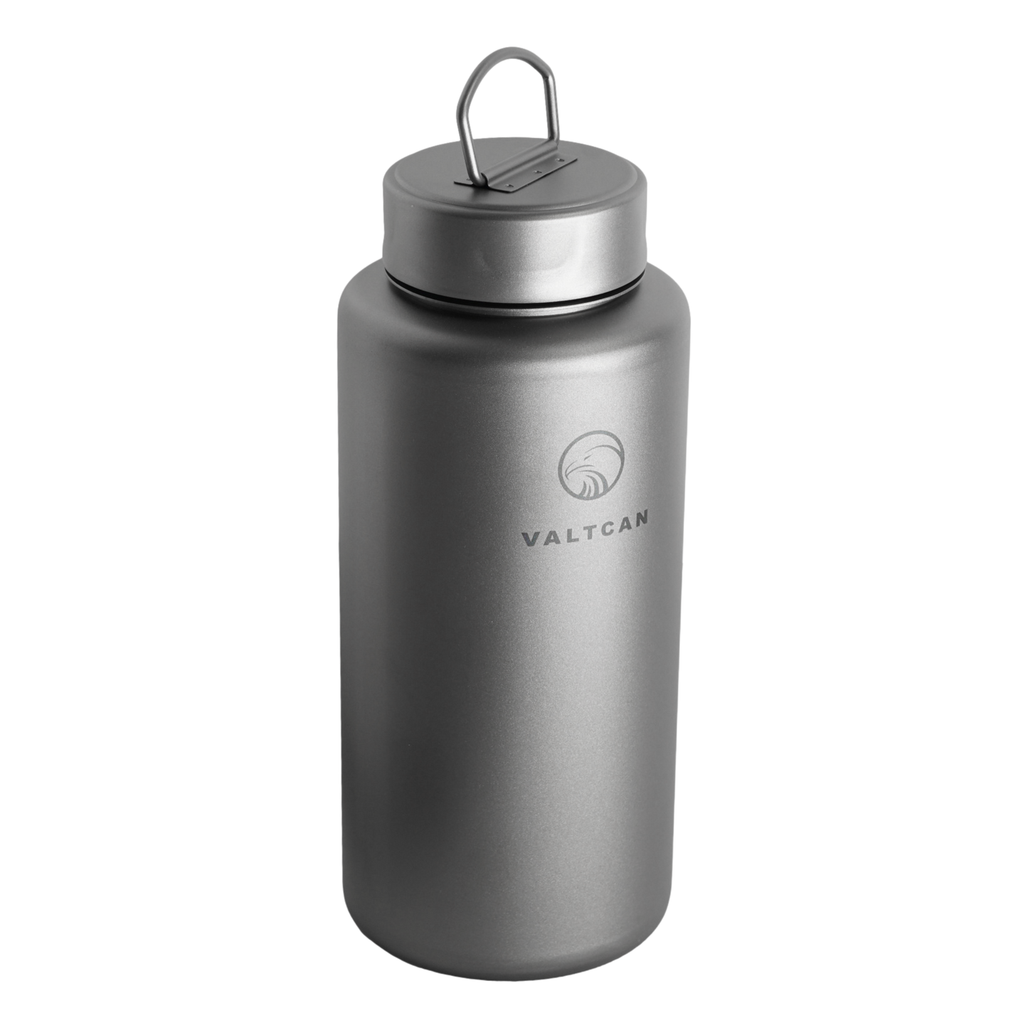 Valtcan 1000 ml Titan-Wasserflasche, breite Öffnung, einwandig, 34 oz Fassungsvermögen, ultraleicht, 219 g 