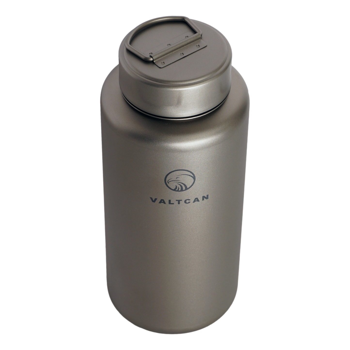 Valtcan 1000 ml Titan-Wasserflasche, breite Öffnung, einwandig, 34 oz Fassungsvermögen, ultraleicht, 219 g 