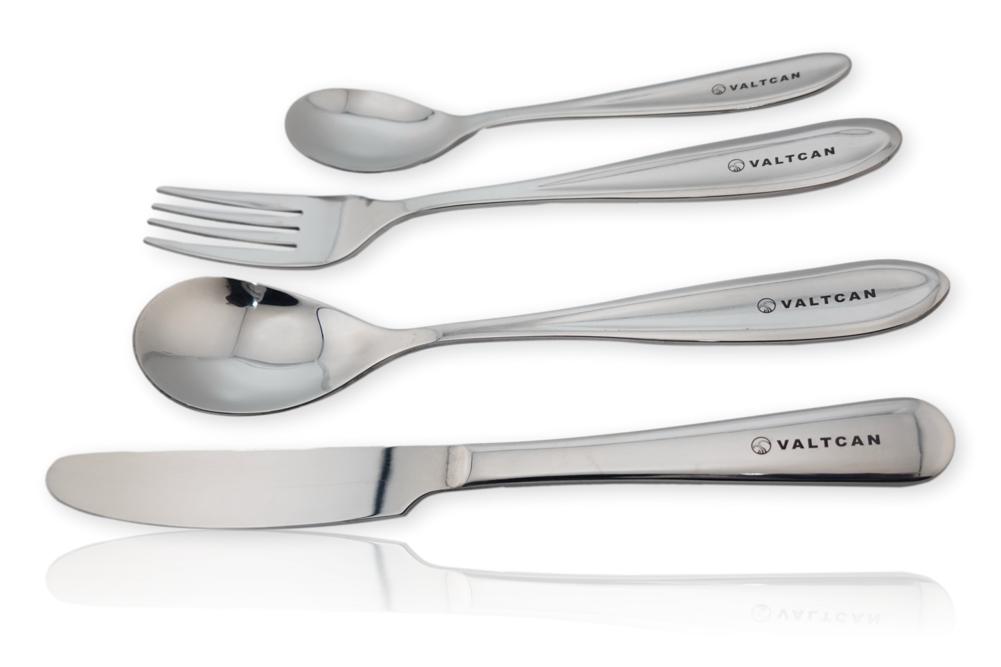 Valtcan Titan-Gabel, Löffel, Messer, Teelöffel, Küchenbesteck, langes Abendessen, Reiseutensilien-Set, 105 g 