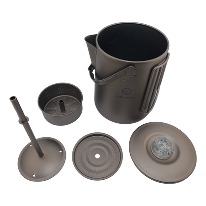 Titanium Coffee Percolator Taste Coffee, Not Metal · 1.5L · 6 Cups · 395g Ultralight