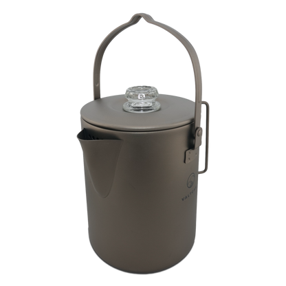 Titanium Coffee Percolator Taste Coffee, Not Metal · 1.5L · 6 Cups · 395g Ultralight