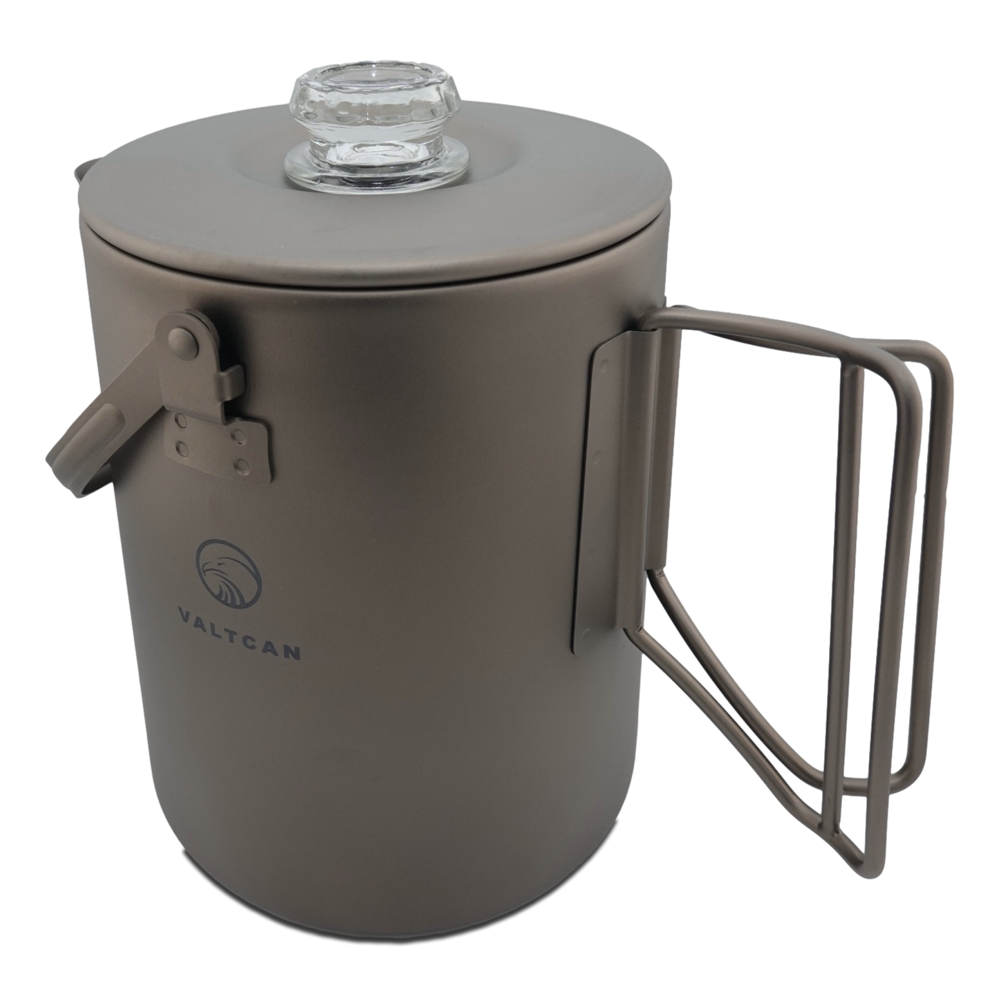 Valtcan Titan-Perkolator-Kaffeemaschine, Topf, 1,5 l, Filterbrühen, ultraleichter Wasserkocher, Camping-Wasserkocher, 50,7 oz, Fassungsvermögen 395 g