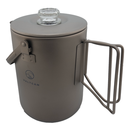 Titanium Coffee Percolator Taste Coffee, Not Metal · 1.5L · 6 Cups · 395g Ultralight