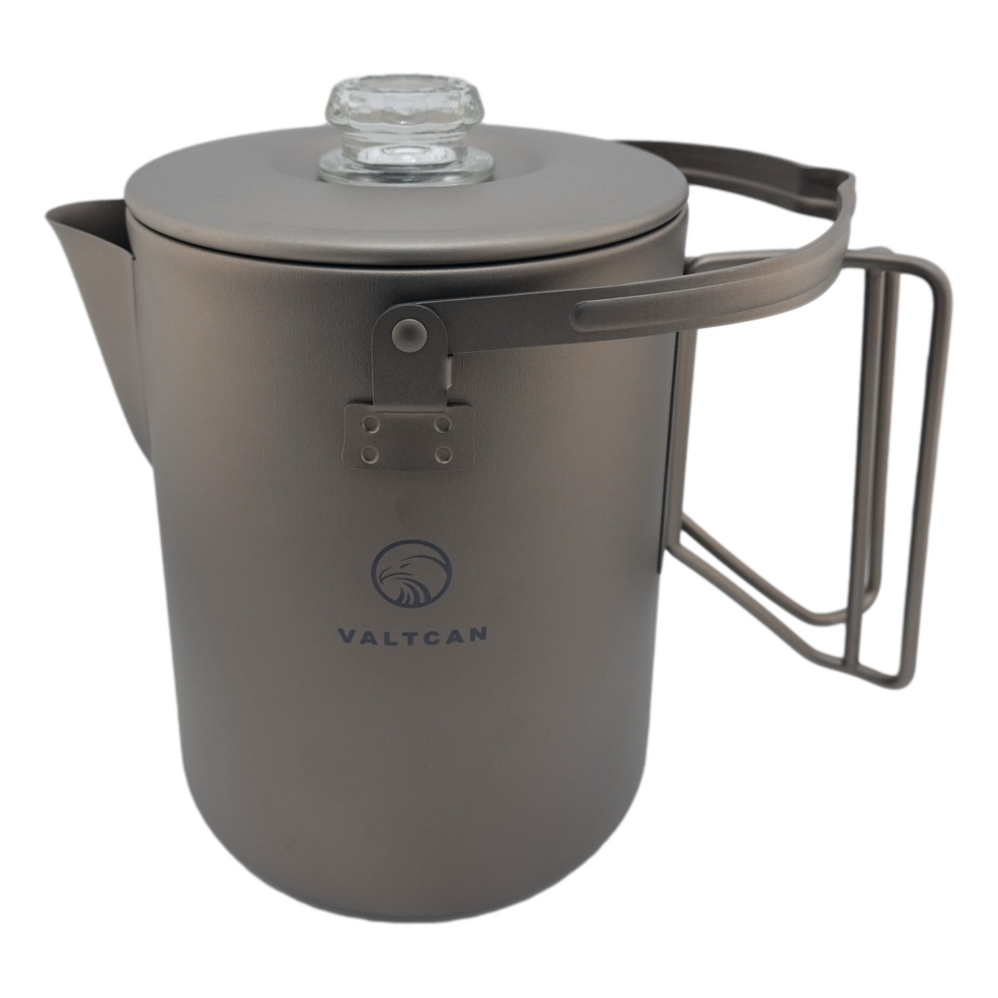 Valtcan Titan-Perkolator-Kaffeemaschine, Topf, 1,5 l, Filterbrühen, ultraleichter Wasserkocher, Camping-Wasserkocher, 50,7 oz, Fassungsvermögen 395 g
