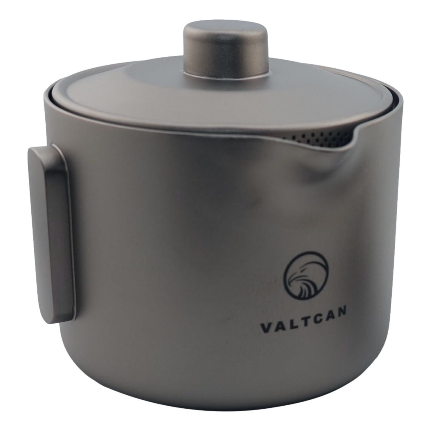 Valtcan Titanium Gaiwan Double Wall Teapot Single Serve Brew Tea Puer Leaves 180ml 6oz 98g