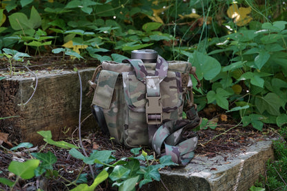 Valtcan Titanium EndurePro Canteen with Mess kit Water Bottle Set Hydrate for Survival 1.1L, 750ml, 400ml 350g