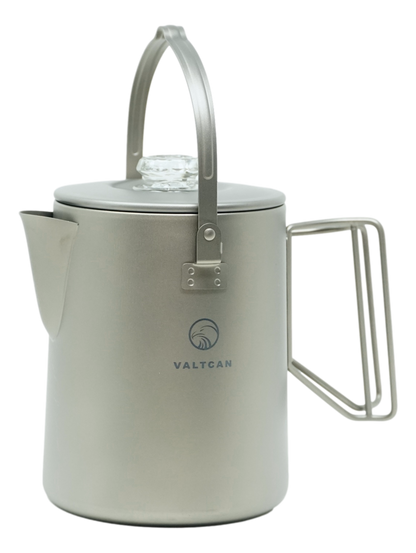 Titanium Coffee Percolator Taste Coffee, Not Metal · 1.5L · 6 Cups · 395g Ultralight