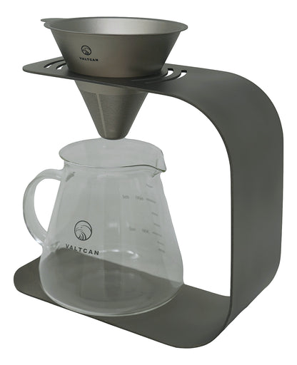 Titanium Pour Over Set Taste Coffee, Not the Filter · 600ml · 20oz · 137g Ultralight