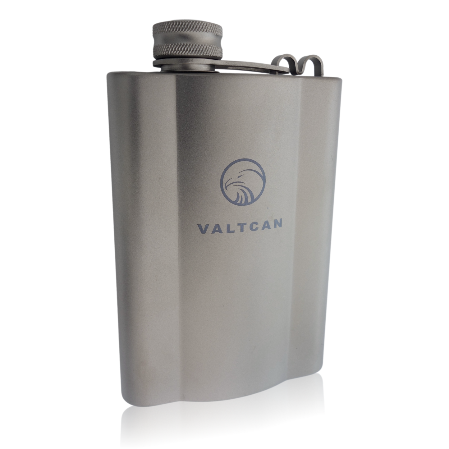 Valtcan Titanium Flask "Double Up" Ti Funnel 180ml 6 oz Capacity 144g