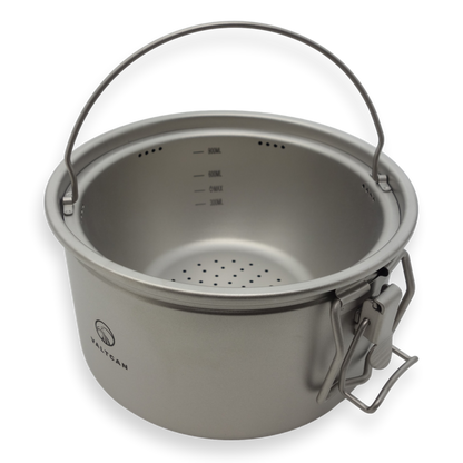 Titanium Rice Cooker 2000ml Perfect Rice Over Any Flame · 605g · Feeds 2-4