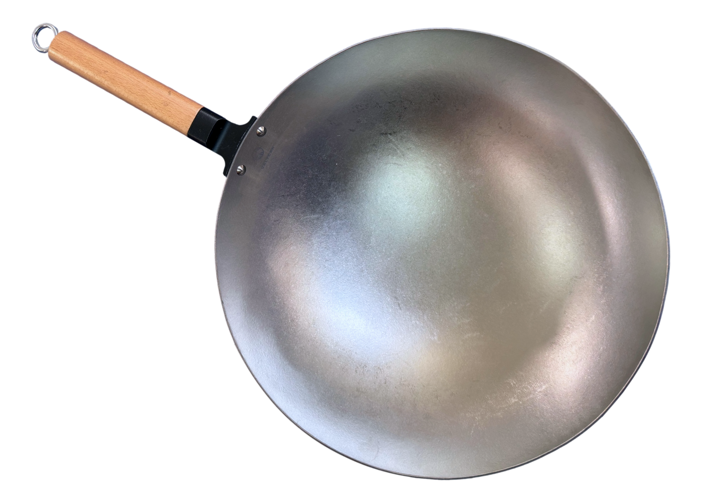 Valtcan T35 Titanium Wok 14” 2.5 mm Thick Grade 1 No Coating, Heat-Treated Smooth Cooking Surface Ultra-Light Lifetime Performance for Home & Professional Chefs 1.37Kg