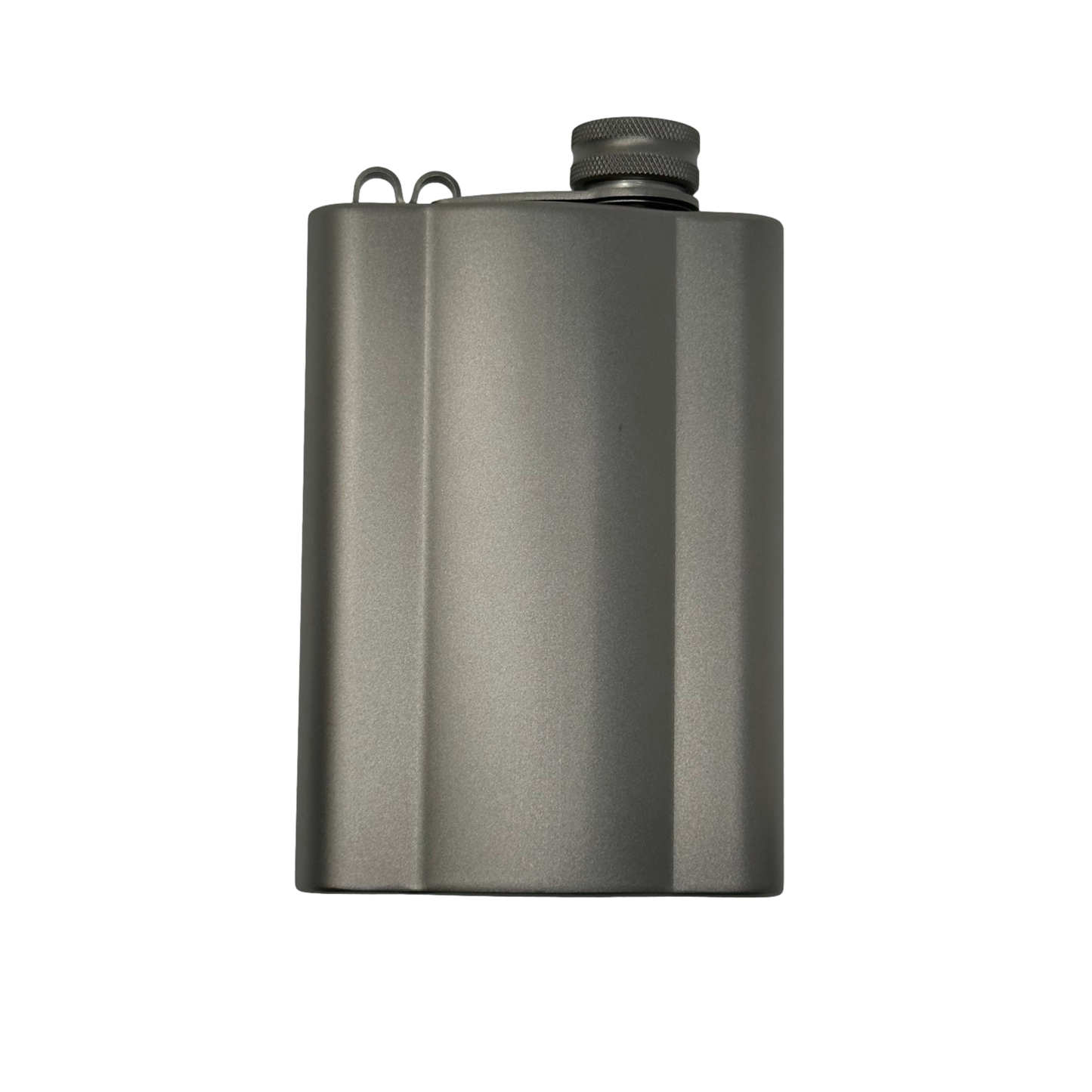 Valtcan Titanium Flask "Double Up" Canteen Military Design Fits into Canteen Front Pouch with Ti Funnel Ultralight