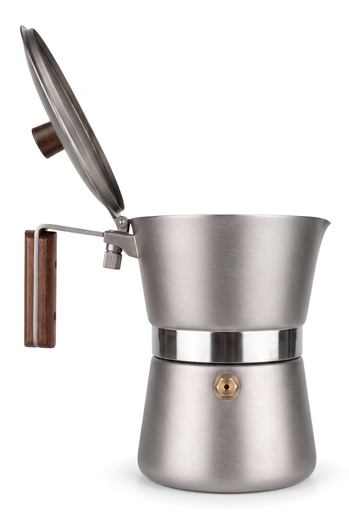 Pre-ORDER Ships November 2026: Titanium Moka Pot The Last One You Will Buy · 250ml · 4 Cups · 415g