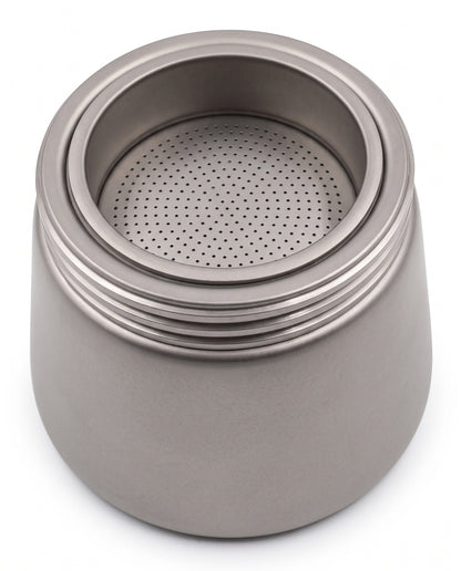 Pre-ORDER Ships November 2026: Titanium Moka Pot The Last One You Will Buy · 250ml · 4 Cups · 415g