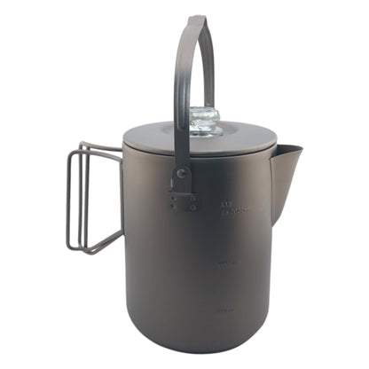 Titanium Coffee Percolator Taste Coffee, Not Metal · 1.5L · 6 Cups · 395g Ultralight